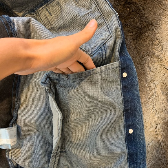 Color Block Denim Jacket - Picture 4 of 8